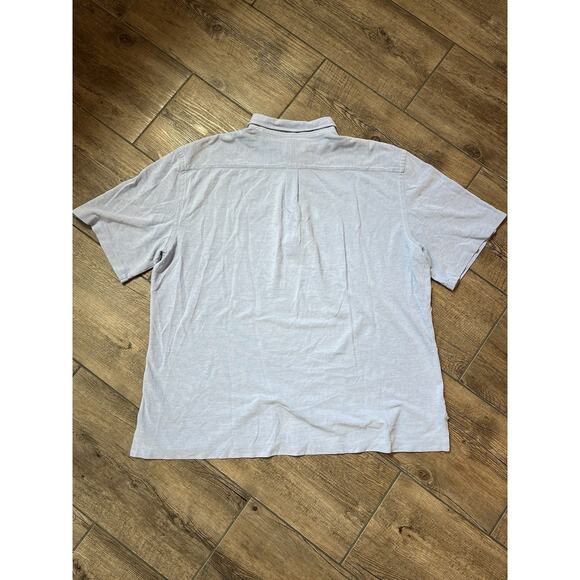 Ralph‎ Lauren Blue Knit Oxford Short Sleeve Polo Men’s Size XL Tall - Picture 3 of 8